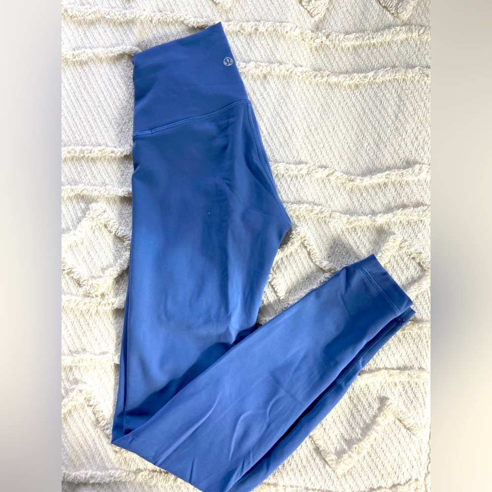 Lululemon Wunder Train Leggings 28” (Water Drop)